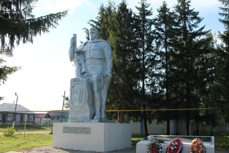 Памятник, посвященный павшим в годы Великой  Отечественной  войны