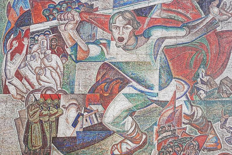 Мозаичное панно «Кандиевское восстание»