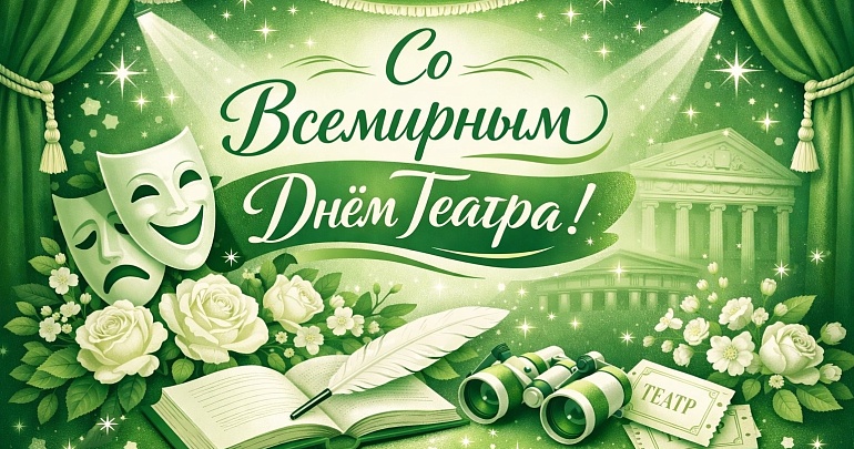 Поздравляем со Всемирным Днём театра!